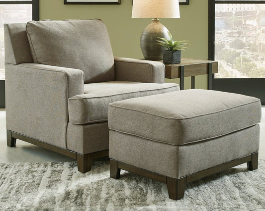 Kaywood Chair & Ottoman - Rooms For Less Furniture Outlet