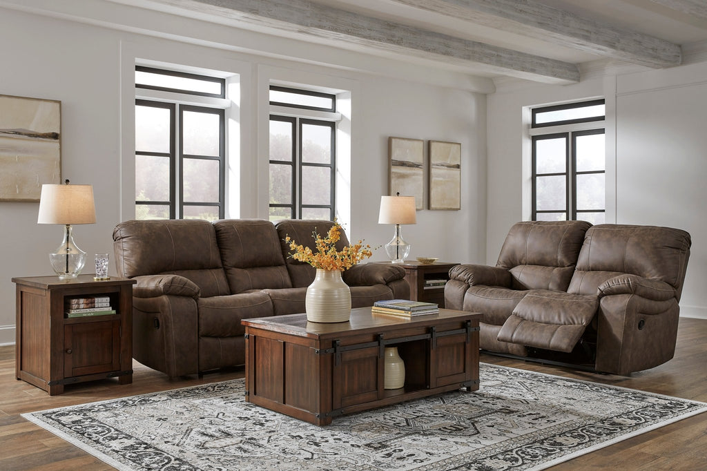 Kilmartin Reclining Sofa and Loveseat - Rooms For Less Furniture Outlet