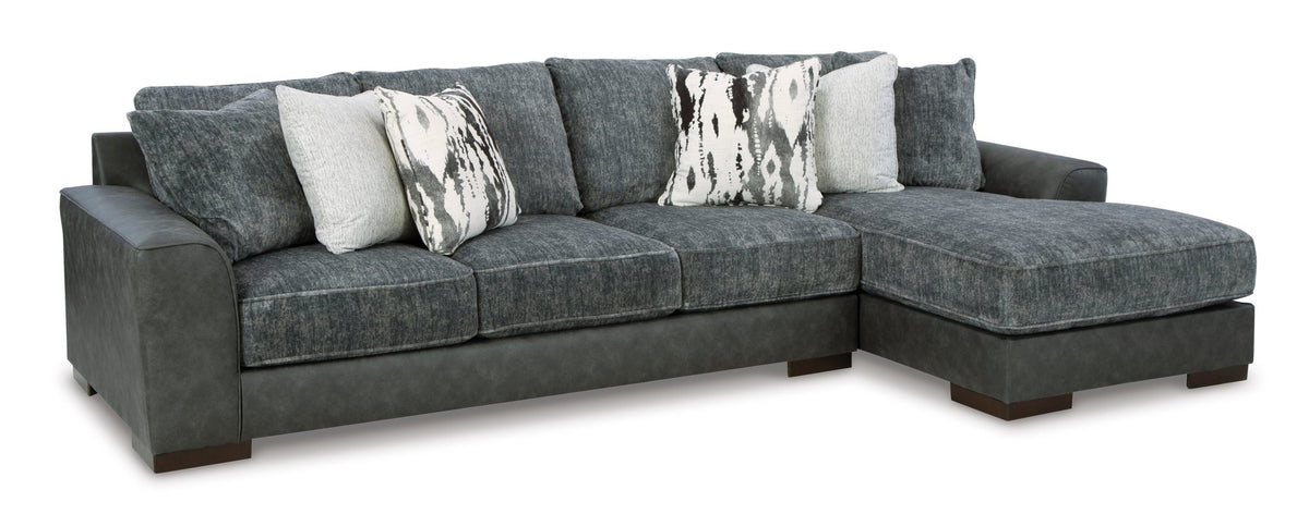 Larkin Sectional w/chaise - Rooms For Less Furniture Outlet