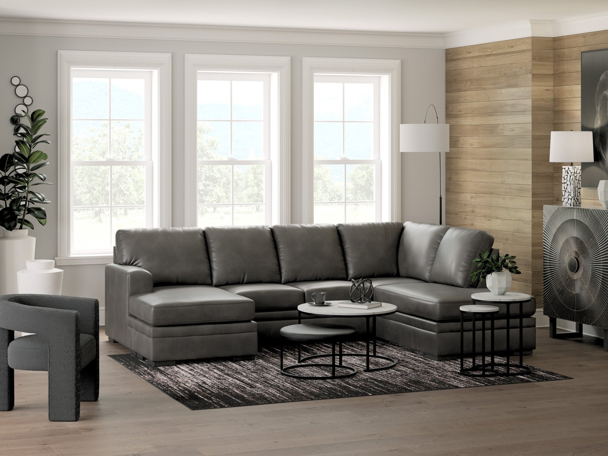 Lofton-Pike 2-Piece Sectional with Chaise - Rooms For Less Furniture Outlet