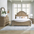 Magnolia Manor King Panel Bedroom Set - Rooms For Less Furniture Outlet