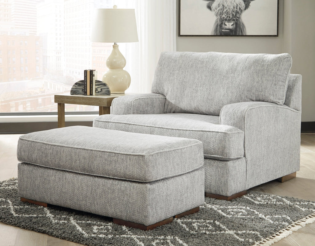 Mercado Oversized Chair & Ottoman - Rooms For Less Furniture Outlet