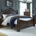 Messina Estates King Poster Bed - Rooms For Less Furniture Outlet