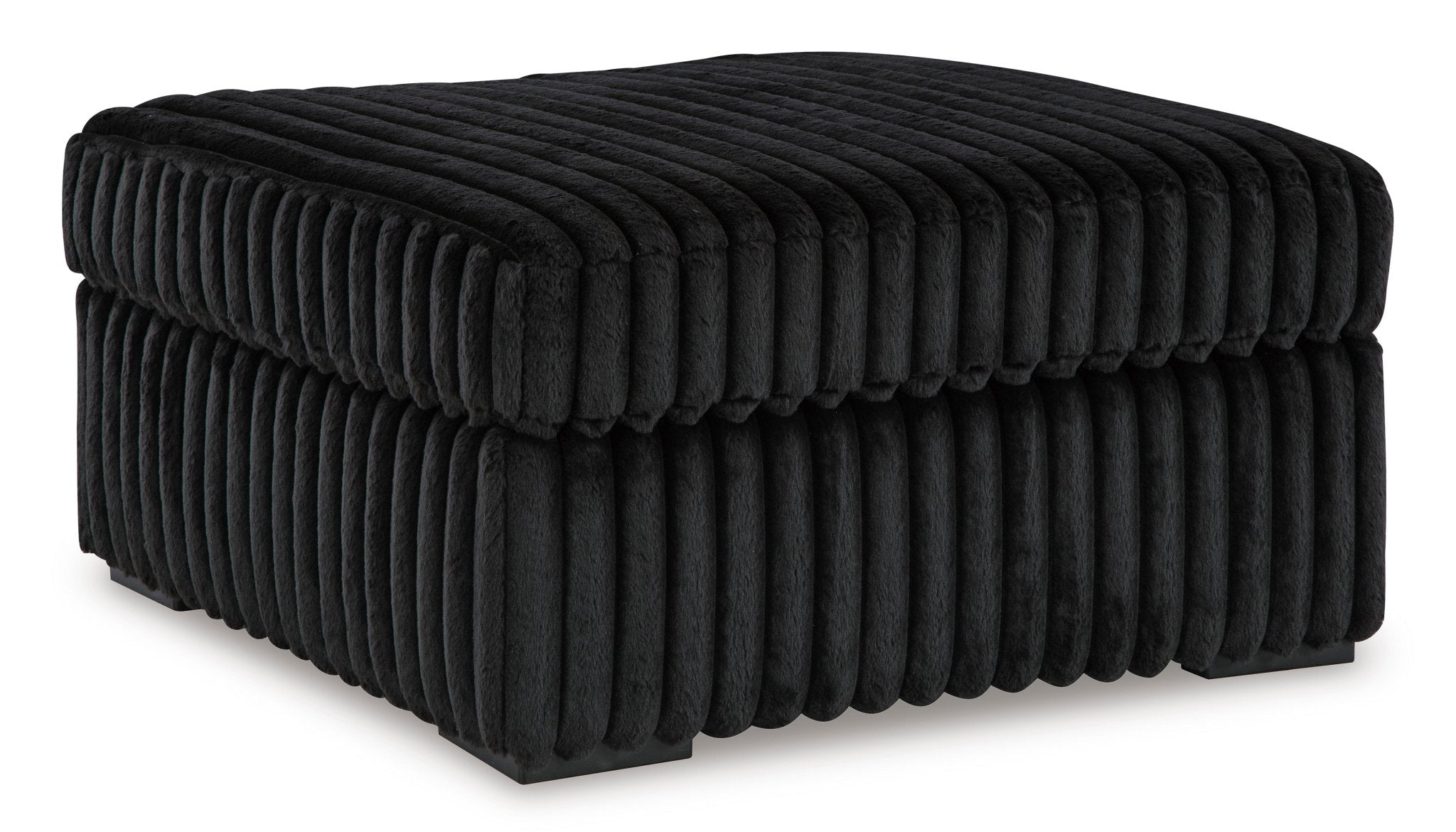Midnight - Madness Oversized Accent Ottoman - Rooms For Less Furniture Outlet