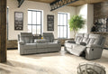 Mitchiner Manual Reclining Sofa and Loveseat Set - Rooms For Less Furniture Outlet