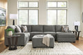 Newellen 3 - Piece Greystone Sectional with Chaise - Rooms For Less Furniture Outlet