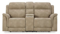 Next - Gen Sand Dual Power DuraPella Power Reclining Loveseat - Rooms For Less Furniture Outlet
