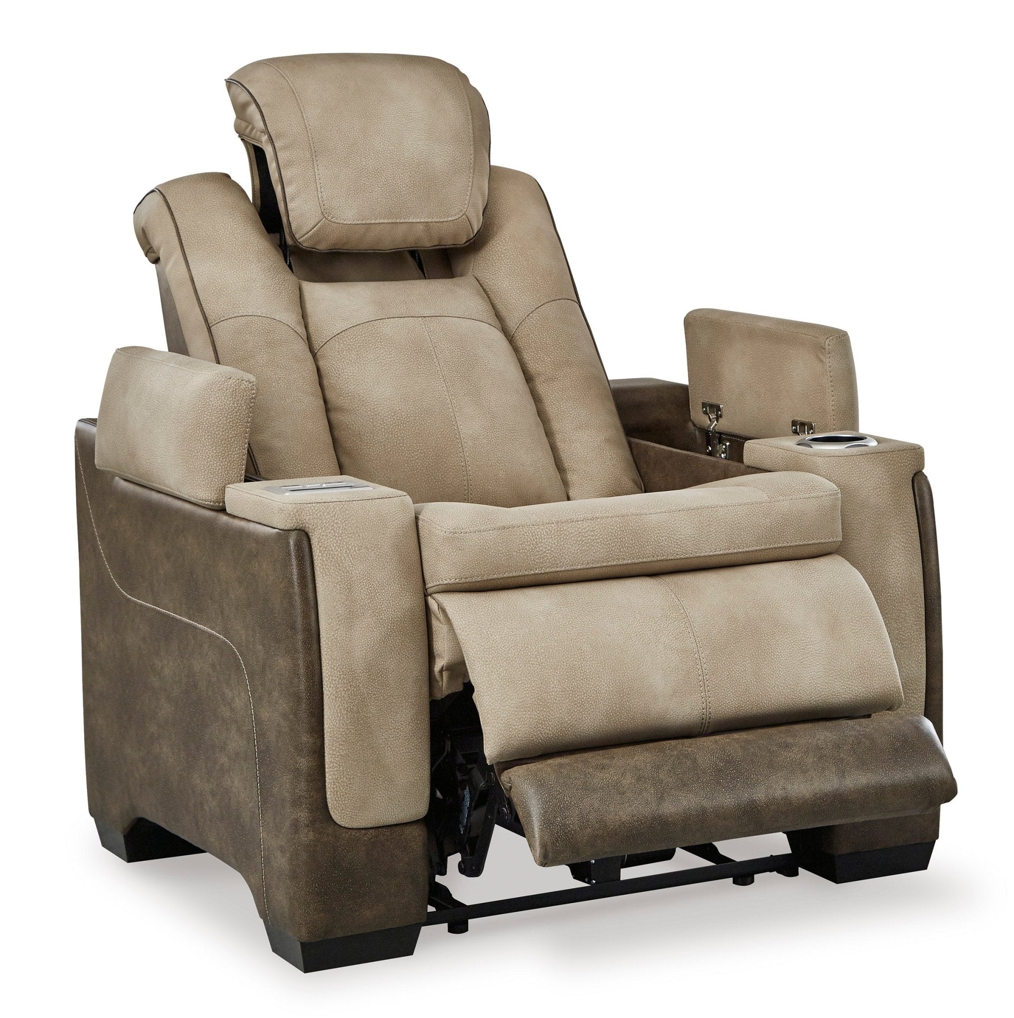 Next - Gen Sand DuraPella Triple Power Recliner - Rooms For Less Furniture Outlet