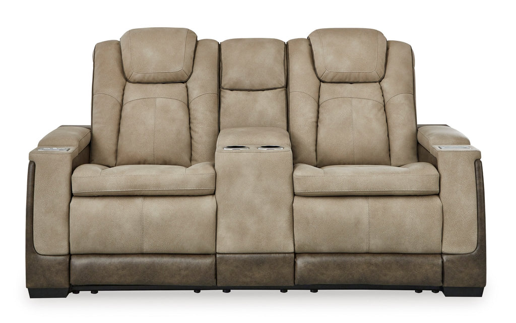 Next - Gen Sand DuraPella Triple Power Reclining Loveseat - Rooms For Less Furniture Outlet