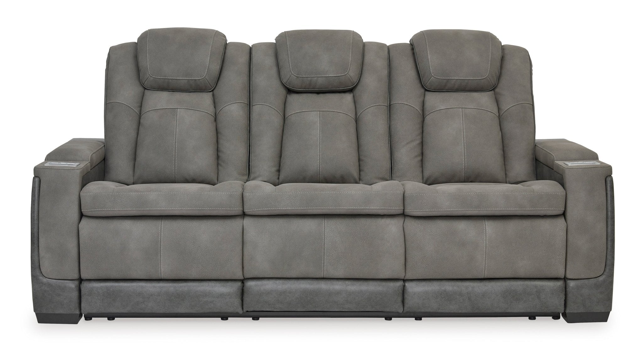Next - Gen Slate DuraPella Triple Power Reclining Sofa - Rooms For Less Furniture Outlet