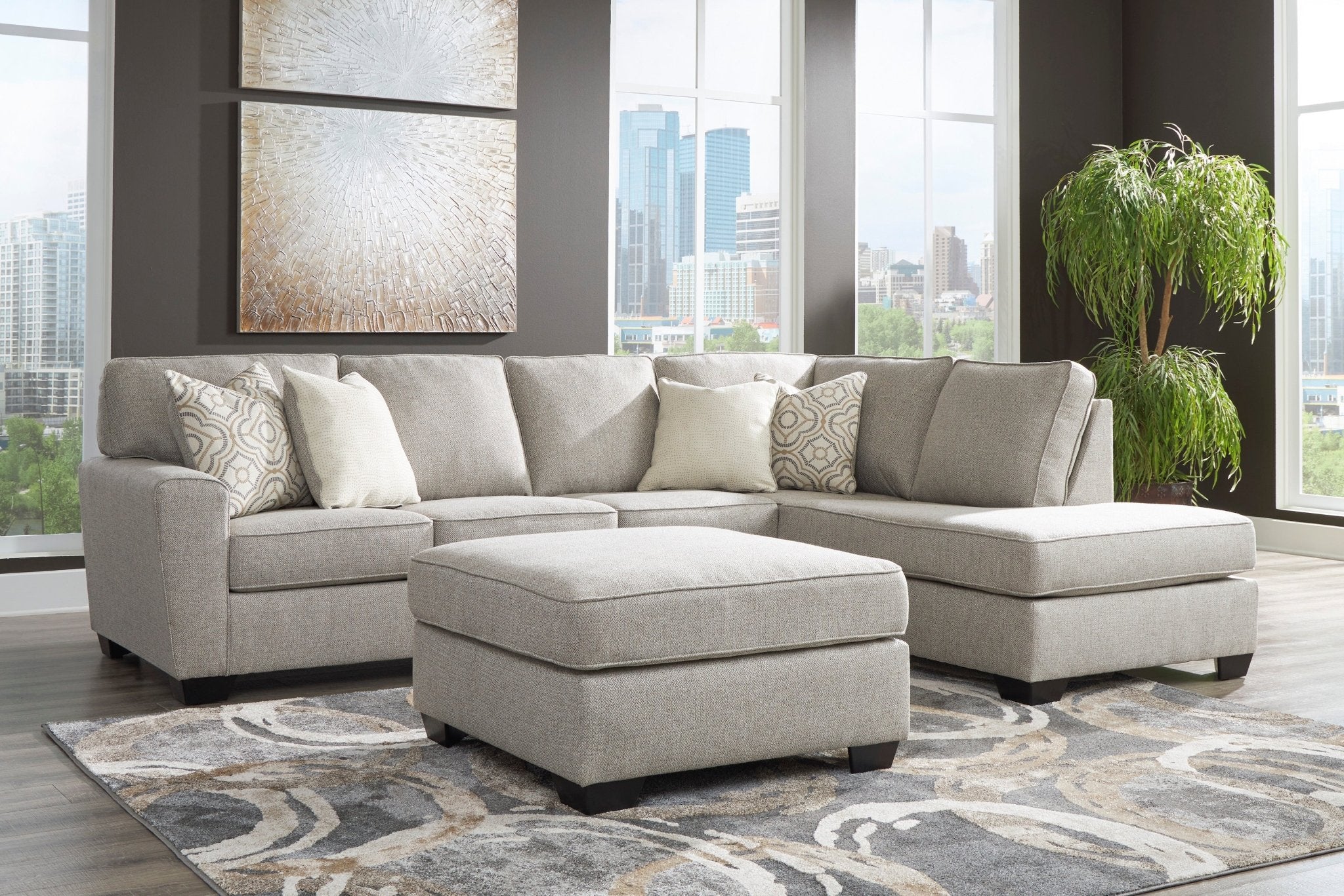Reydell 2-Piece Sectional with Chaise - Rooms For Less Furniture Outlet