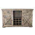Sandstone X Squared Solid Wood Console - Rooms For Less Furniture Outlet