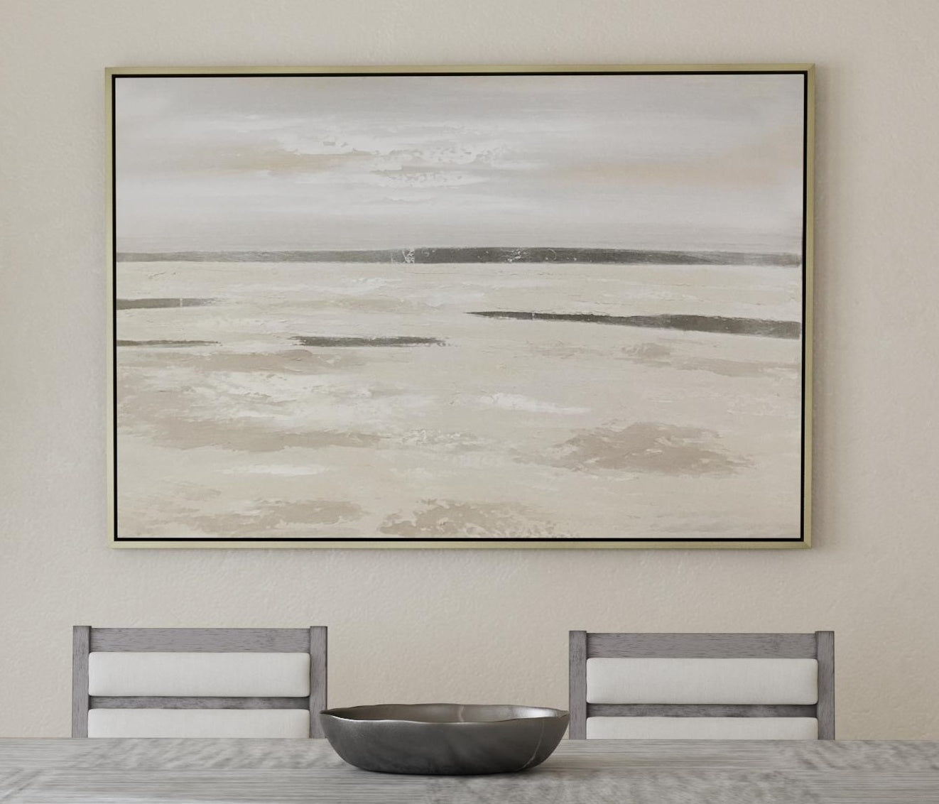 Silver Landscape 50X34H - Rooms For Less Furniture Outlet