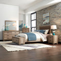 Sun Valley Queen Storage Bed, Dresser & Mirror, Night Stand - Rooms For Less Furniture Outlet