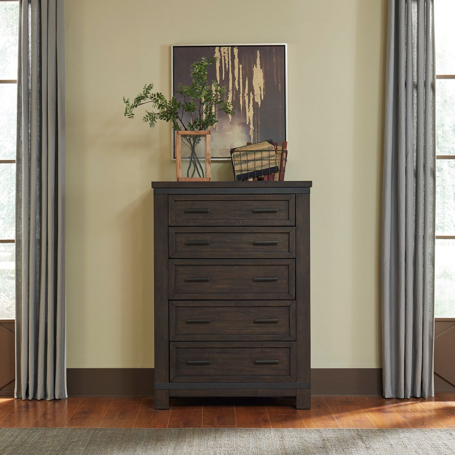 Thornwood Hills 5 Drawer Chest - Rooms For Less Furniture Outlet