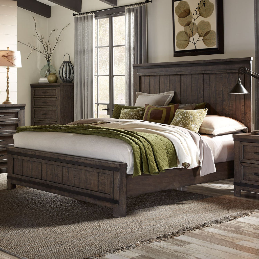 Thornwood Hills King Panel Bed - Rooms For Less Furniture Outlet