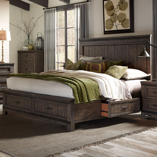 Thornwood Hills King Two Sided Storage Bed - Rooms For Less Furniture Outlet