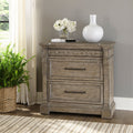 Town and Country 3 Drawer Nightstand w/ Charging Station - Rooms For Less Furniture Outlet