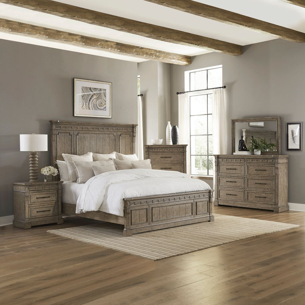 Town and Country King Panel Bed - Rooms For Less Furniture Outlet