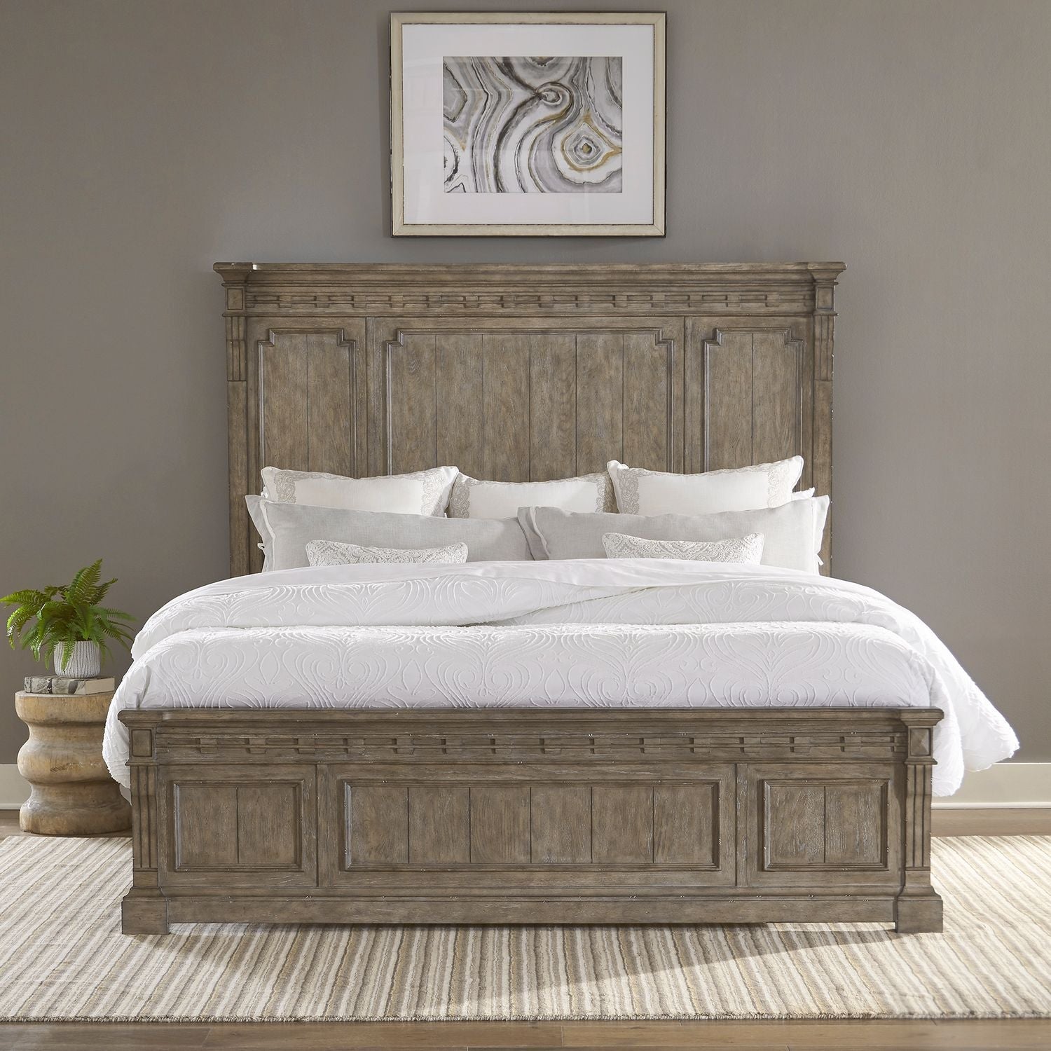 Town and Country King Panel Bed - Rooms For Less Furniture Outlet