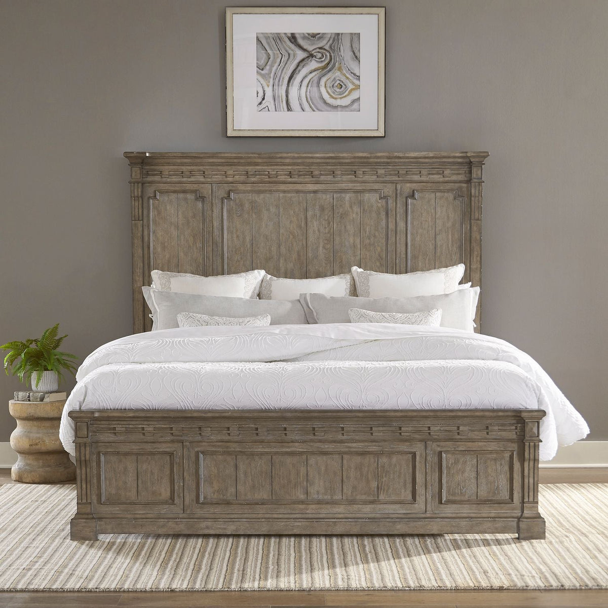 Town and Country Queen Panel Bed - Rooms For Less Furniture Outlet