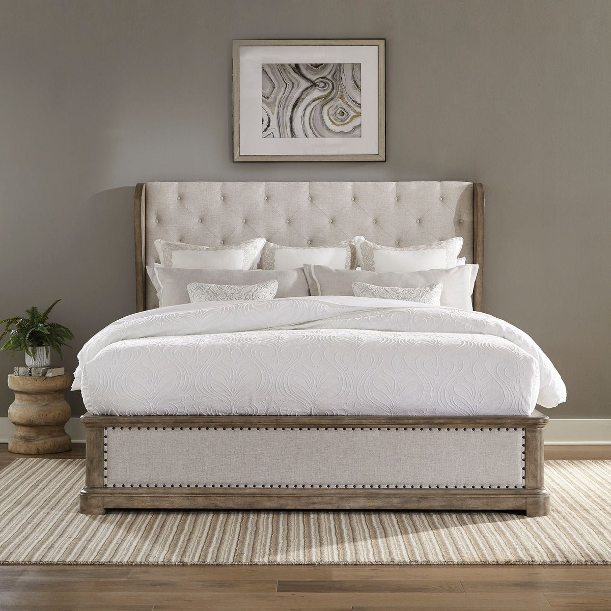 Town and Country Queen Shelter Bed - Rooms For Less Furniture Outlet