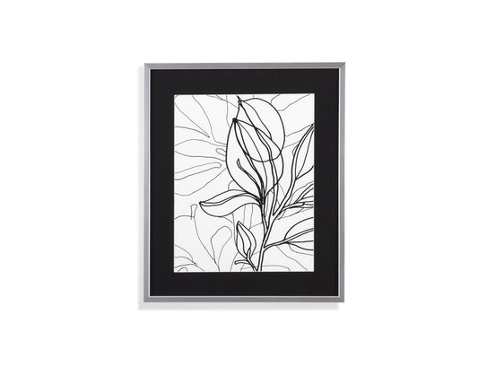 Tropical Lines I 22X26H Framed Under Glass Print - Rooms For Less Furniture Outlet