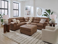 Willowbend Caramel 3 Piece Sectional - Rooms For Less Furniture Outlet