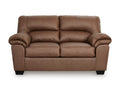 Willowbend Caramel Loveseat - Rooms For Less Furniture Outlet