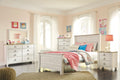 Willowton Full Panel Bed, Dresser, Mirror & Nightstand - Rooms For Less Furniture Outlet