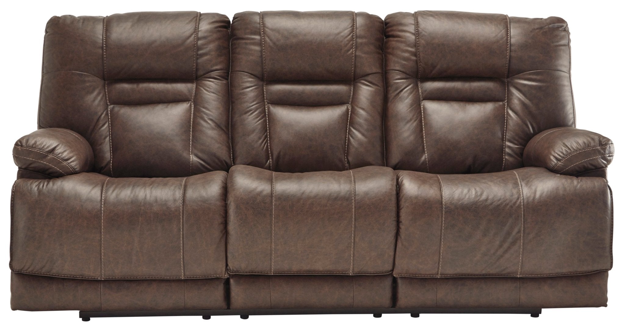 Wurstrow Umber Triple Power Reclining Sofa - Rooms For Less Furniture Outlet