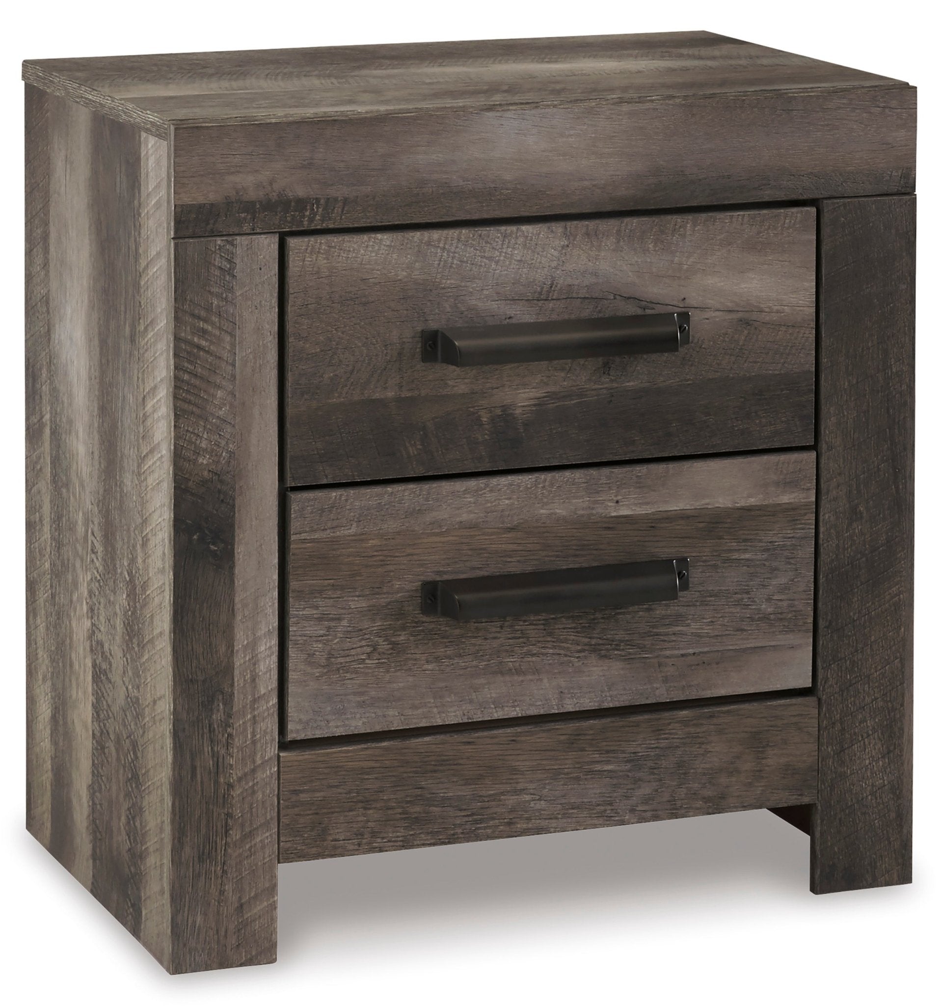 Wynnlow 24" 2 Drawer Charging Nightstand - Rooms For Less Furniture Outlet