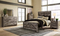 Wynnlow Queen Panel Bed, Dresser, Mirror and Nightstand - Rooms For Less Furniture Outlet