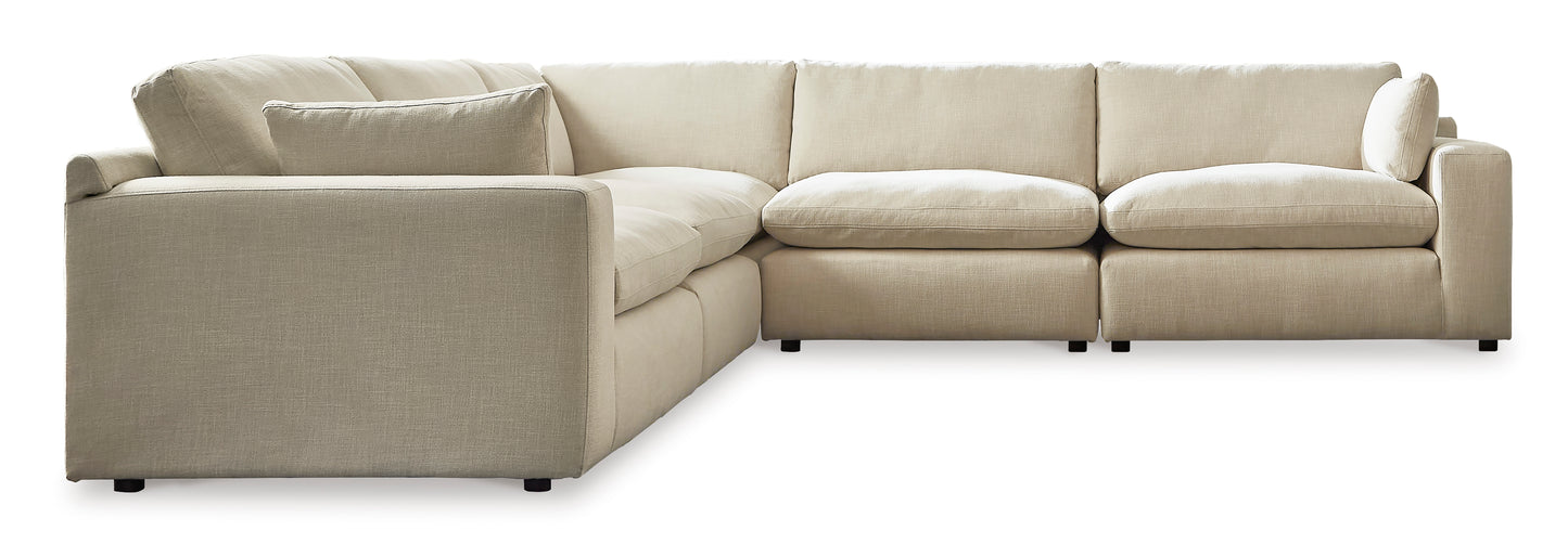 Cloud Linen 5pc Sectional