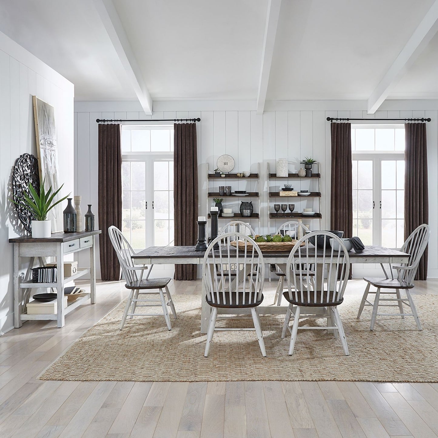 Farmhouse Leaning Bookcase