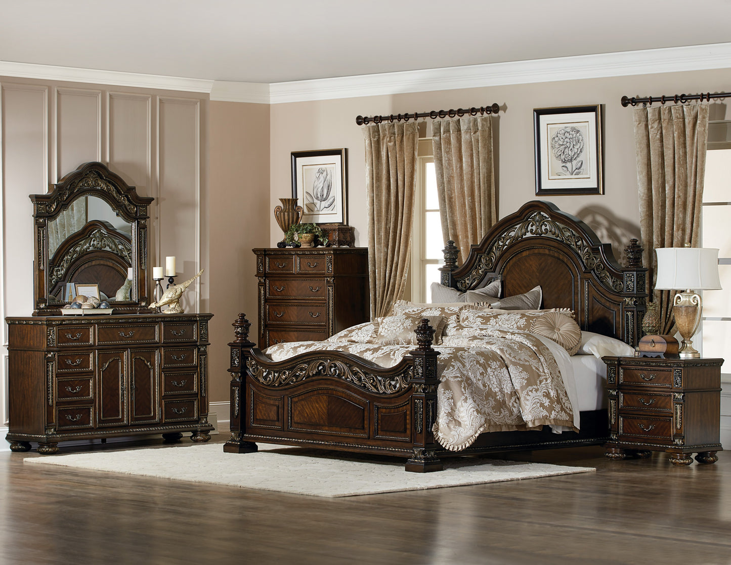 Catalonia 6pc Queen Bedroom Set