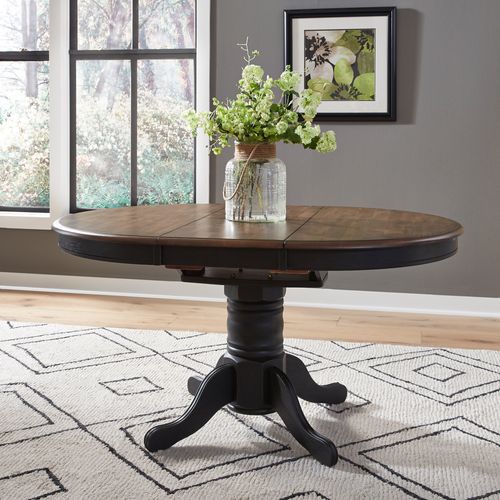 Carolina Crossing  Pedestal Table Set