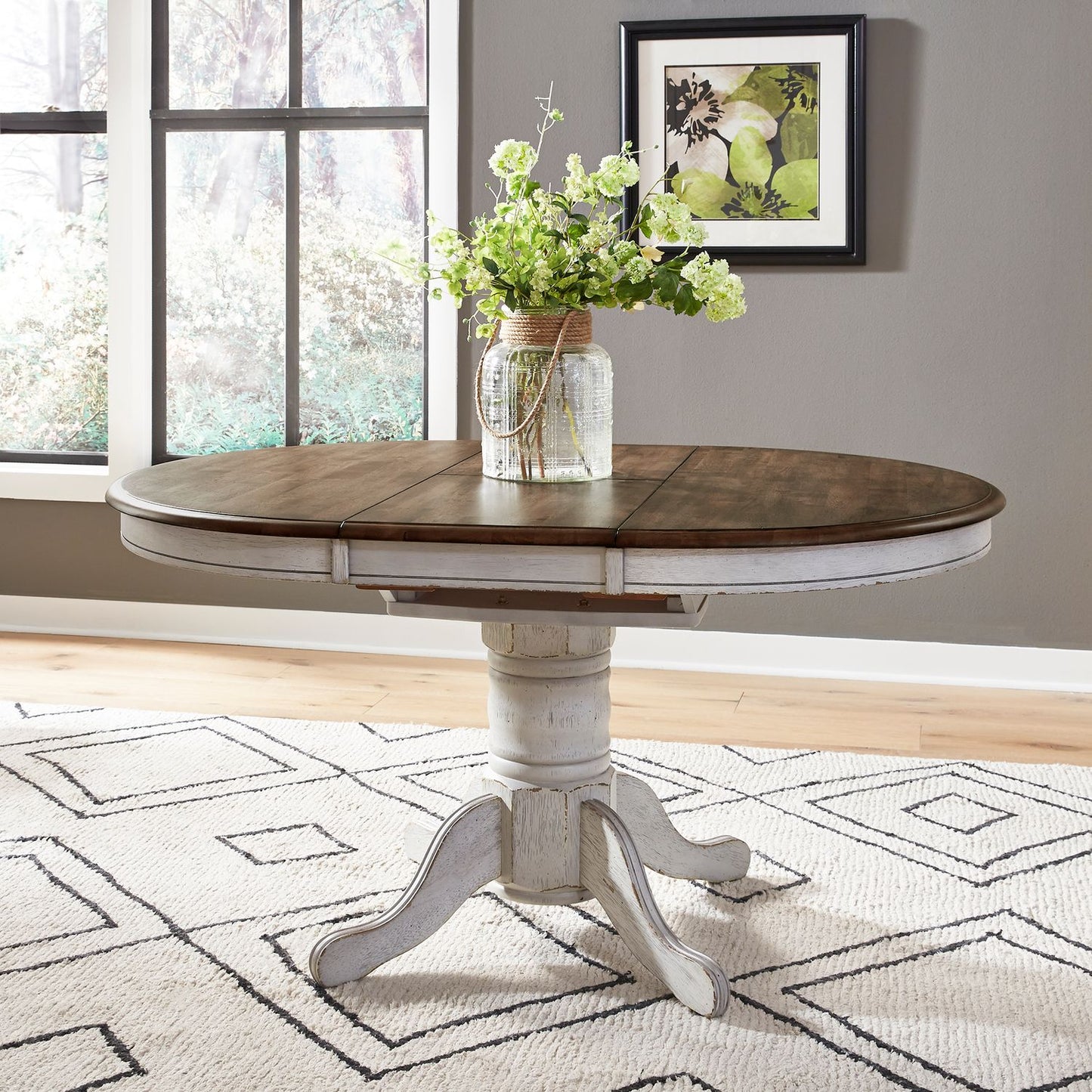 Carolina Crossing Pedestal Table