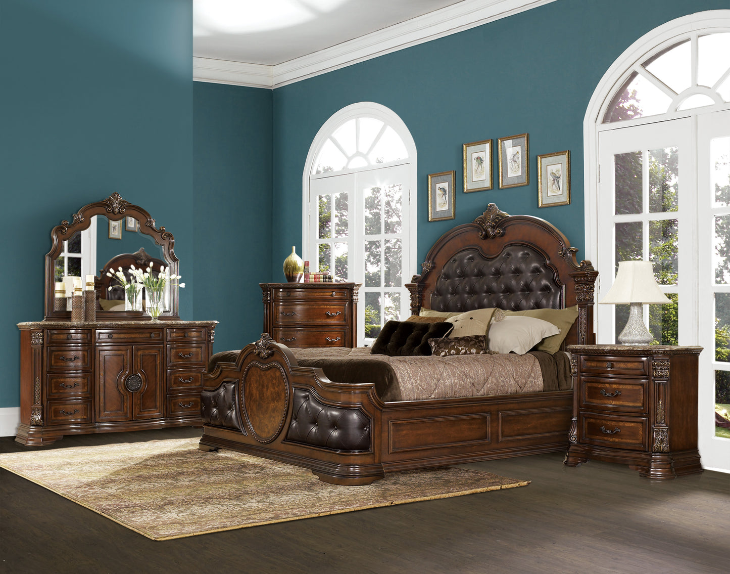 Antoinetta 6pc Queen Bedroom Set