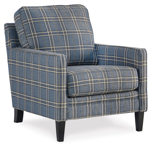 Plaid Accent Chair