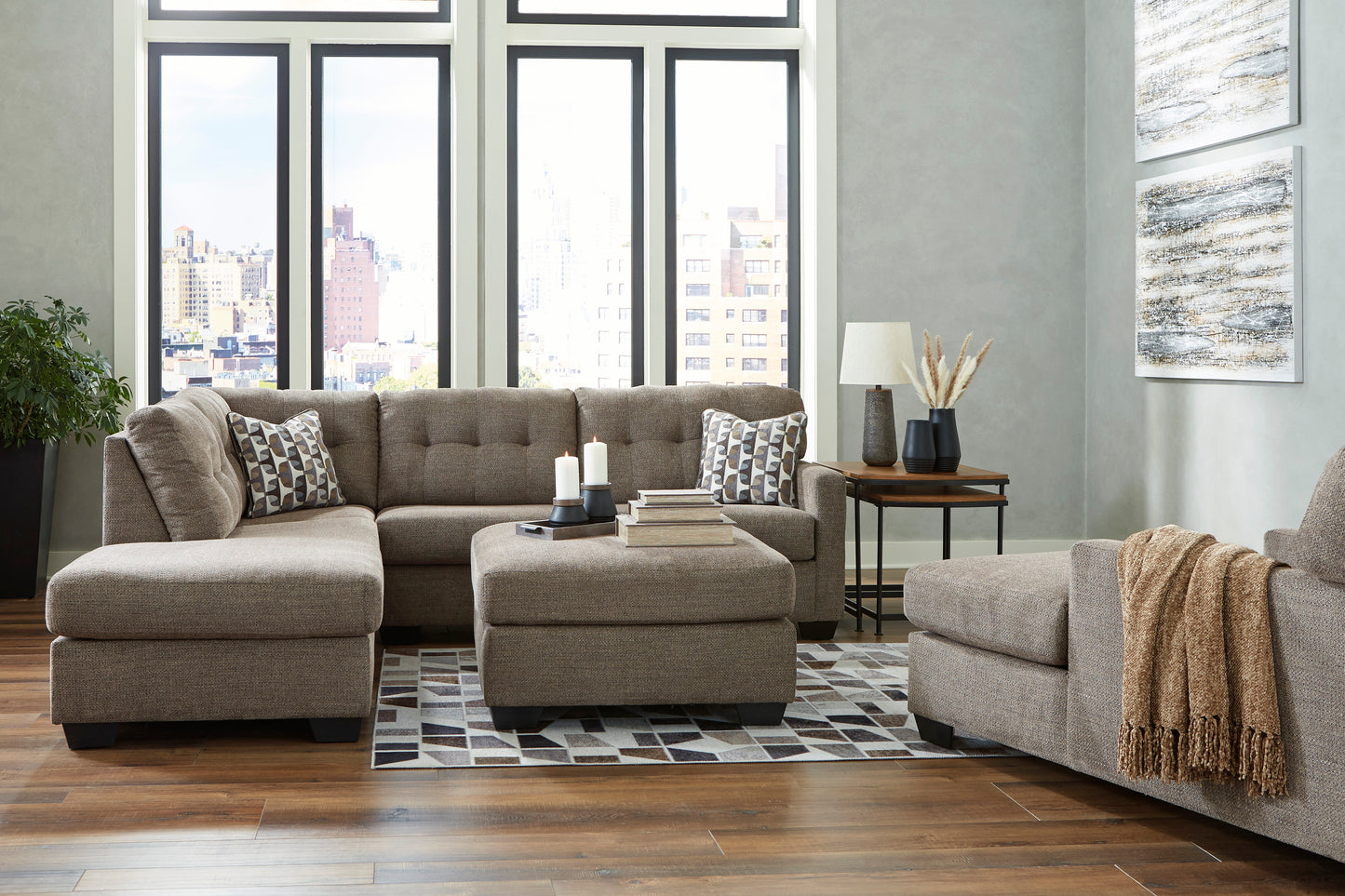 Mahoney 2-Piece Sleeper Sectional with Chaise