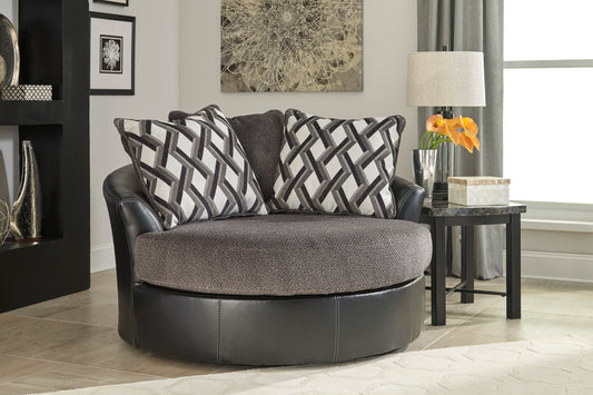 Kumasi Oversized Swivel Accent Chair