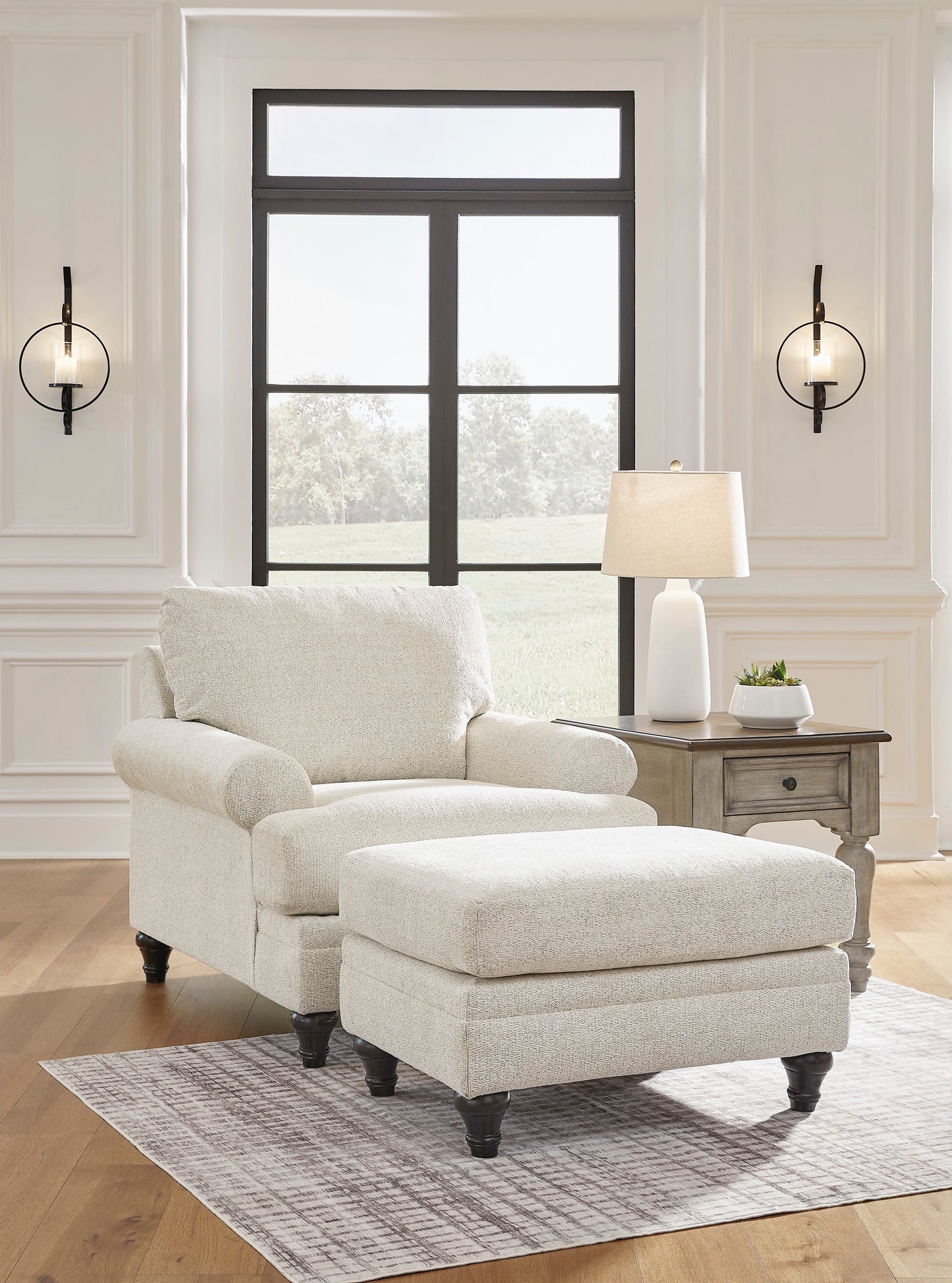 Valerani Chair & Ottoman