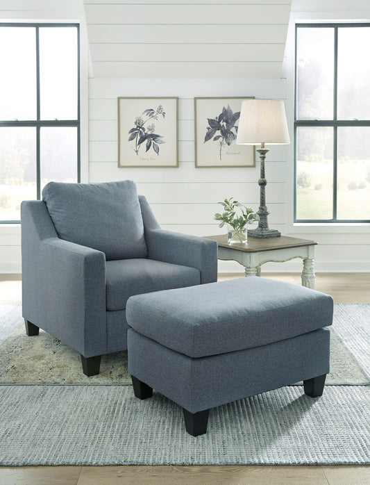 Lemly Chair & Ottoman