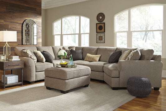 Pantomine 4-Piece Sectional with Cuddler