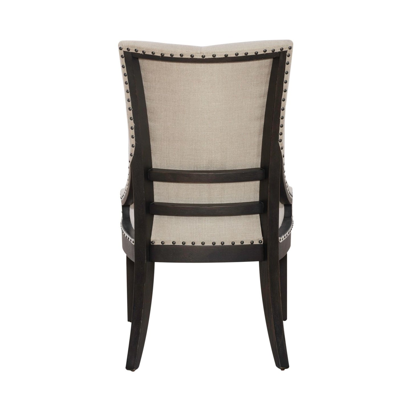 Americana Farmhouse Upholstered Shelter Side Chair