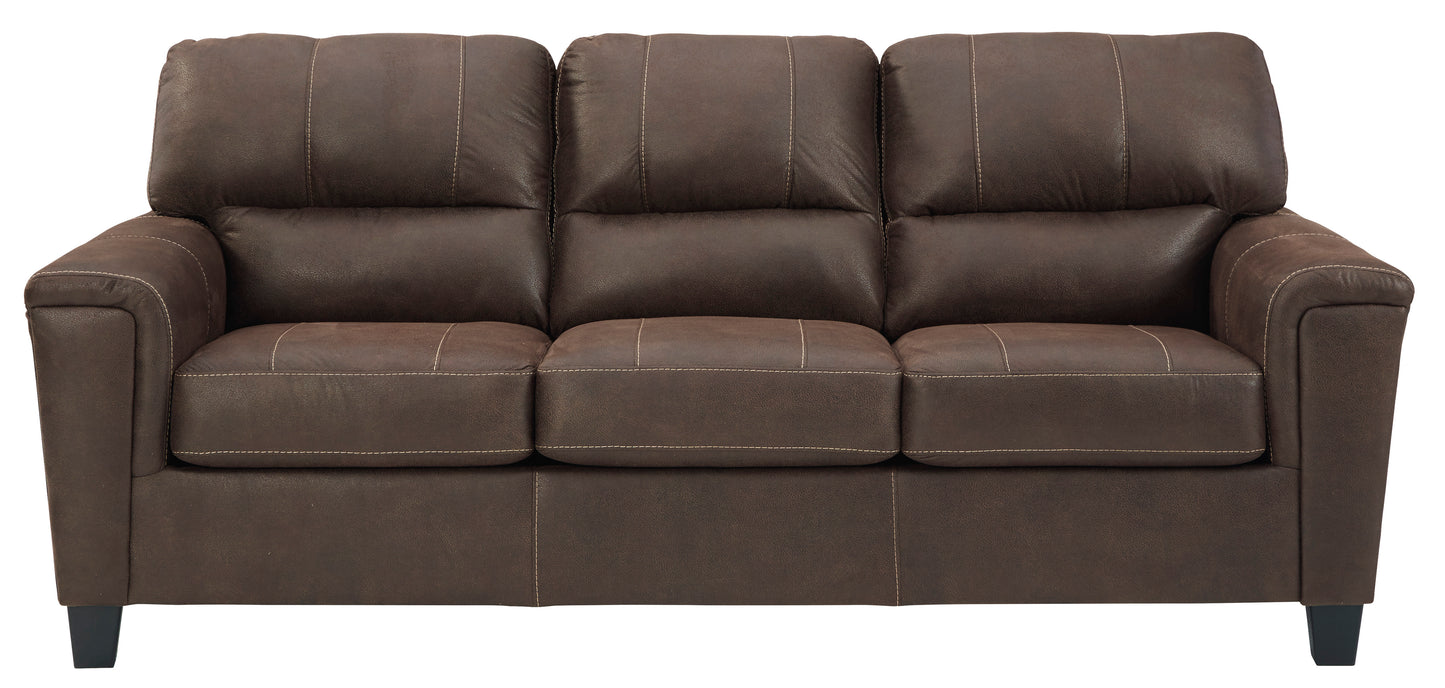 Navi Chestnut Queen Sofa Sleeper