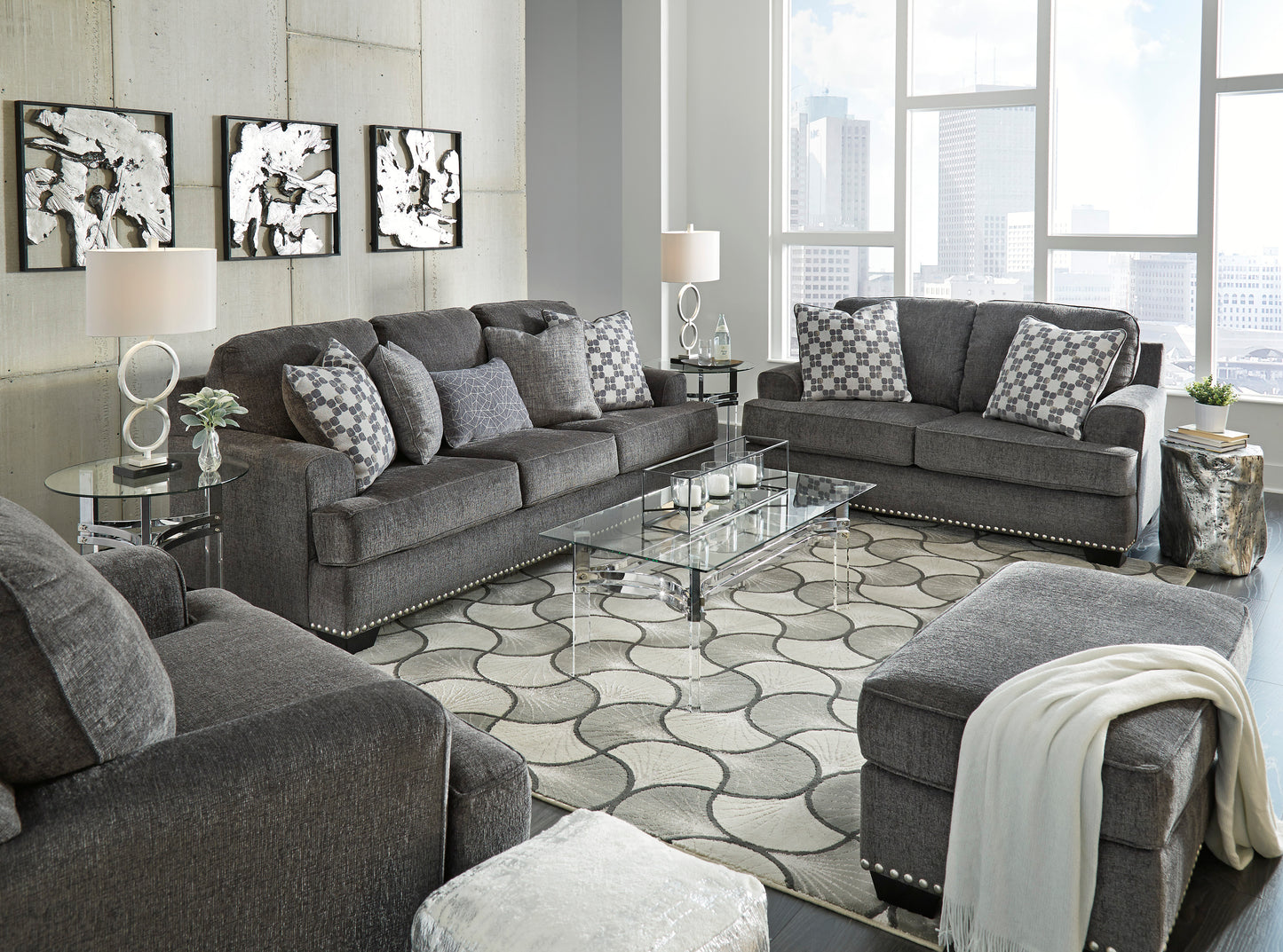 Locklin Sofa & Loveseat