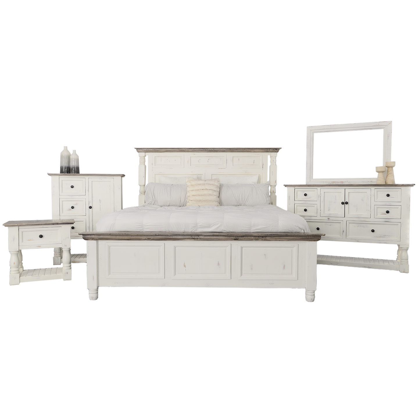 Martha Custom King Panel Bedroom Set