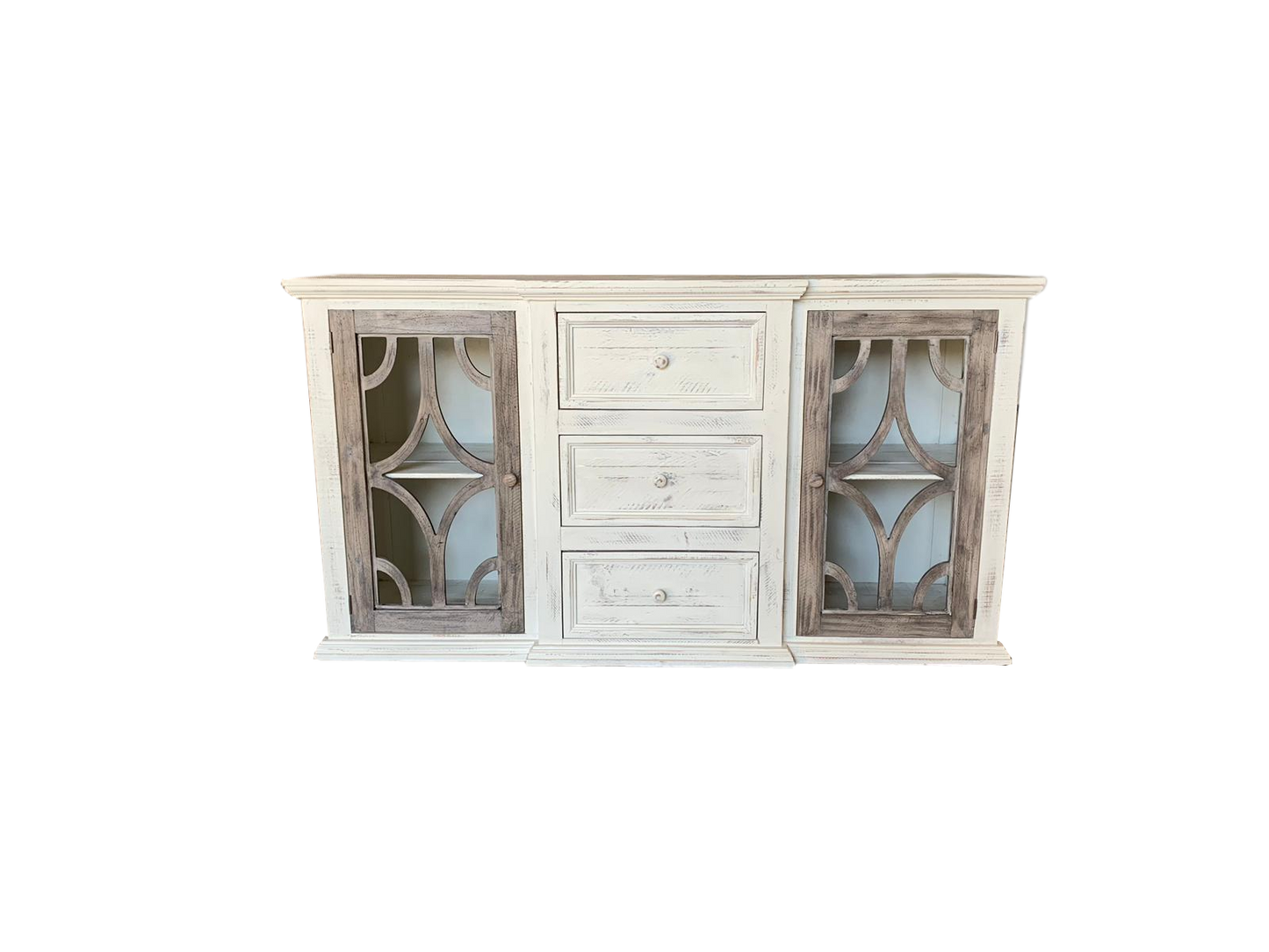 Westgate Two Tone Solid Wood Cabinet